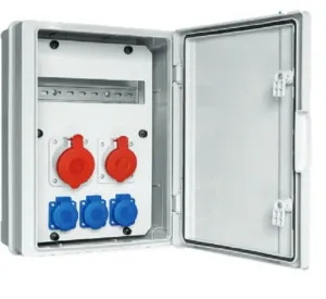 Zásuvková skriňa 2x32/5, 2x250V, 12S IP65