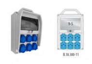 Rozvodnica R-BOX 300 (6x250, 9S) s rúčkou