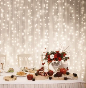 LED svetelný záves spojovateľný DLF210WW