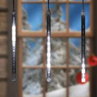 LED svietiaci 3,6m reťazec 10ks 20cm cencúľov G10201