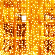 Svetelný záves KAF200DWW 2x2m teplá biela 