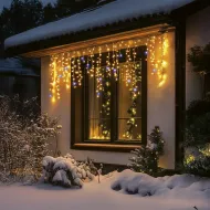 Svetelný záves KKF600D5M 10x0,56m teplá biela s FLASH efektom 