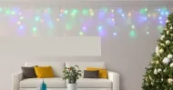 Svietiaci LED záves SMART RGB  3x0,5m LEDS108IV-1