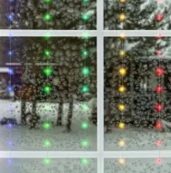 SMART LED RGB záves s diaľkovým ovládaním 240 micro led 3x2,4m MLF240 