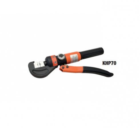 Ručný hydraulický lis KHP70 na káblové oká 4-70mm2, s čeľustami