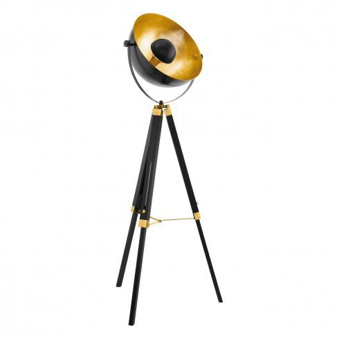 Stojanová lampa COVALEDA 2 čierna