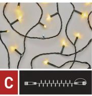 Svetelná LED reťaz EMOS STANDARD - spojovateľná, blikájúca, 10m, 100LED