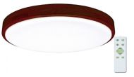 Stropné LED svietidlo LENA 24W tmavé drevo s ovládačom