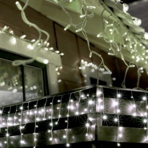 LED svietiaci záves 30m 900LED KKF908 studená biela 