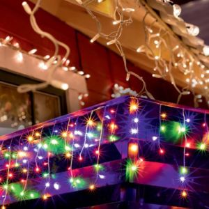 LED svietiaci záves 10m 300LED farebná KKF308M