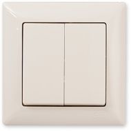 Vpínač č.5 Simple Ivory bežová