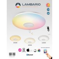 LED svietidlo s reproduktorom, RGB a ovládačom 72W